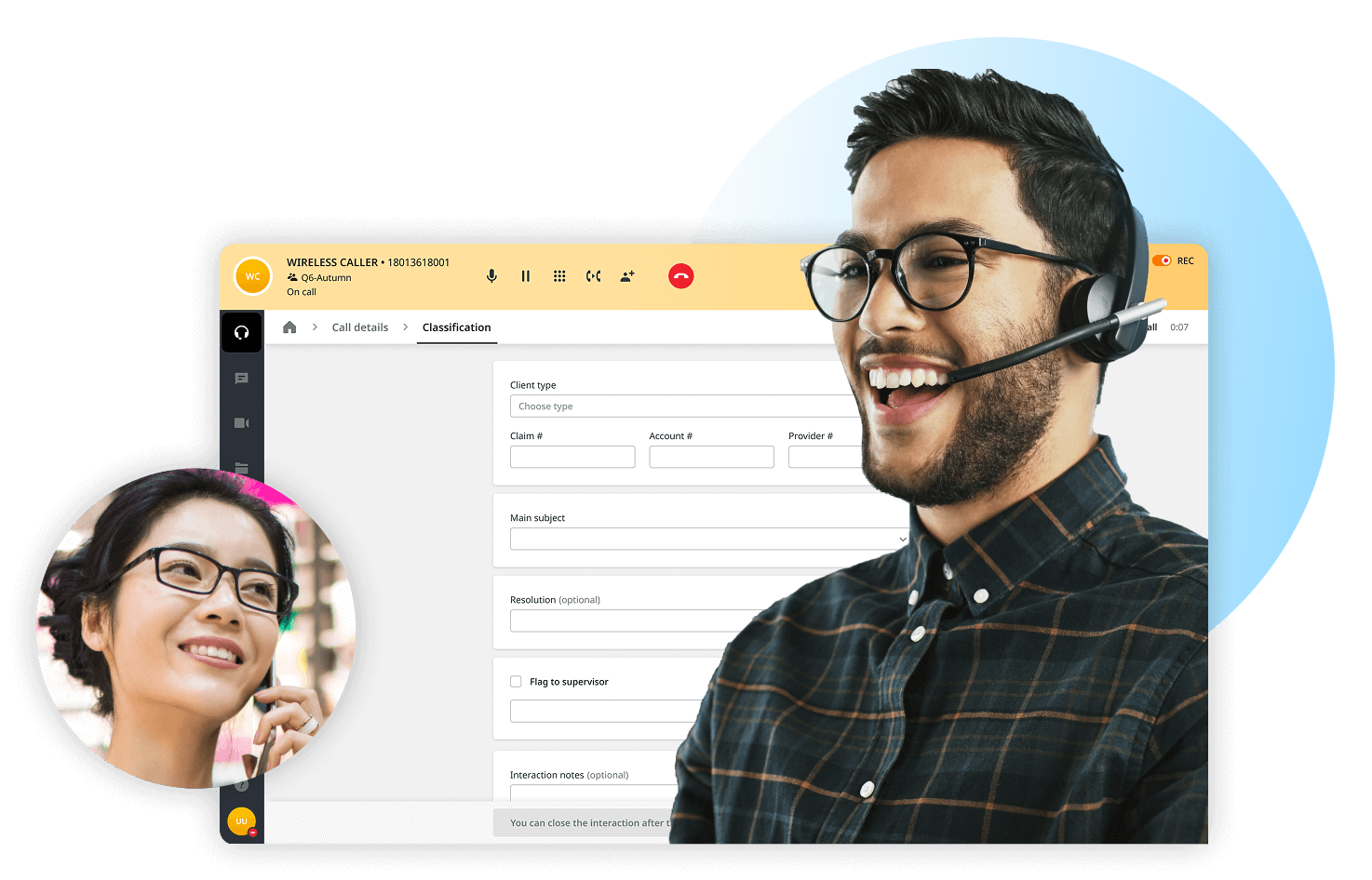 Ascend Contact Center Screenshot
